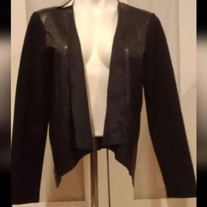New- Premise Studio Black Collared Dress Jacket - Size Med